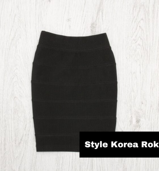 Style Korea Rok Pendek Hitam