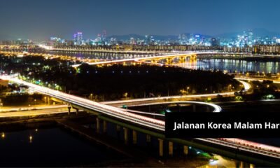 Jalanan Korea Malam Hari